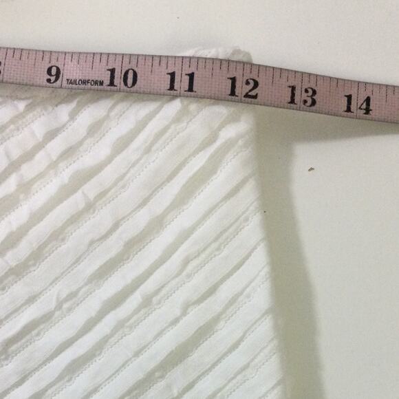 LULU'S SZ S white pleated bodycon midi skirt NEW b21 - Picture 4 of 6